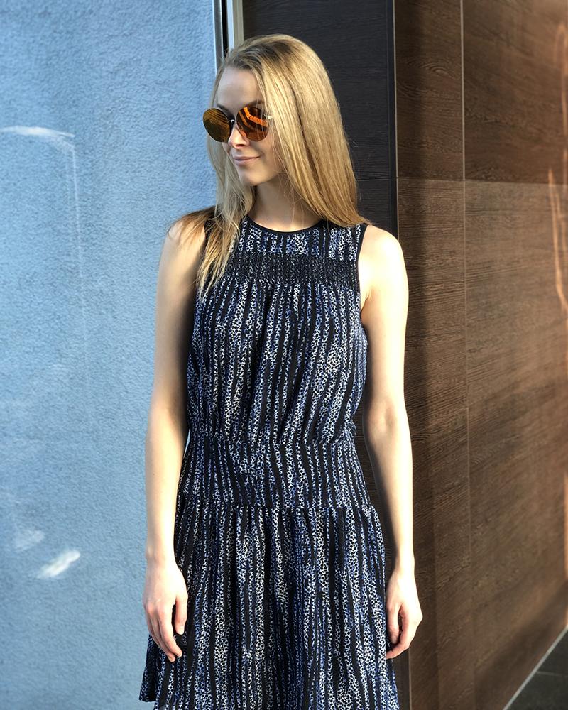 Šaty dámské Michael Kors pruhované