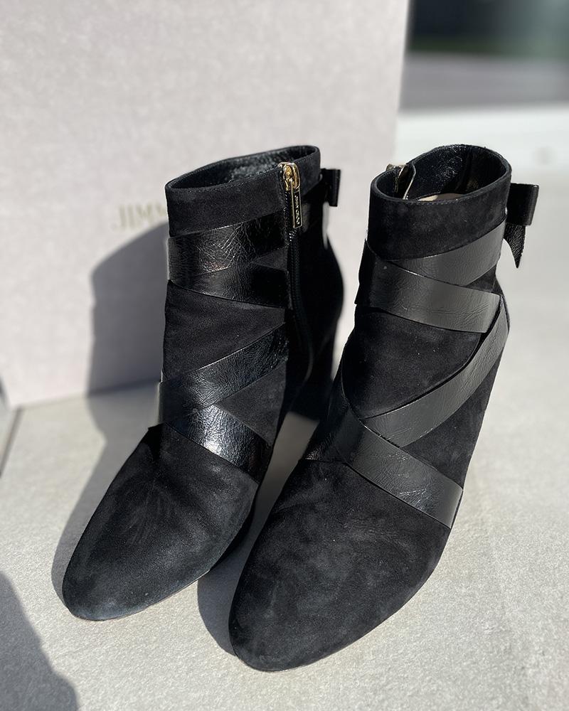 Black Jimmy Choo women's boots