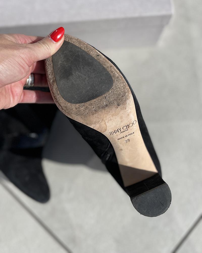 Black Jimmy Choo women's boots