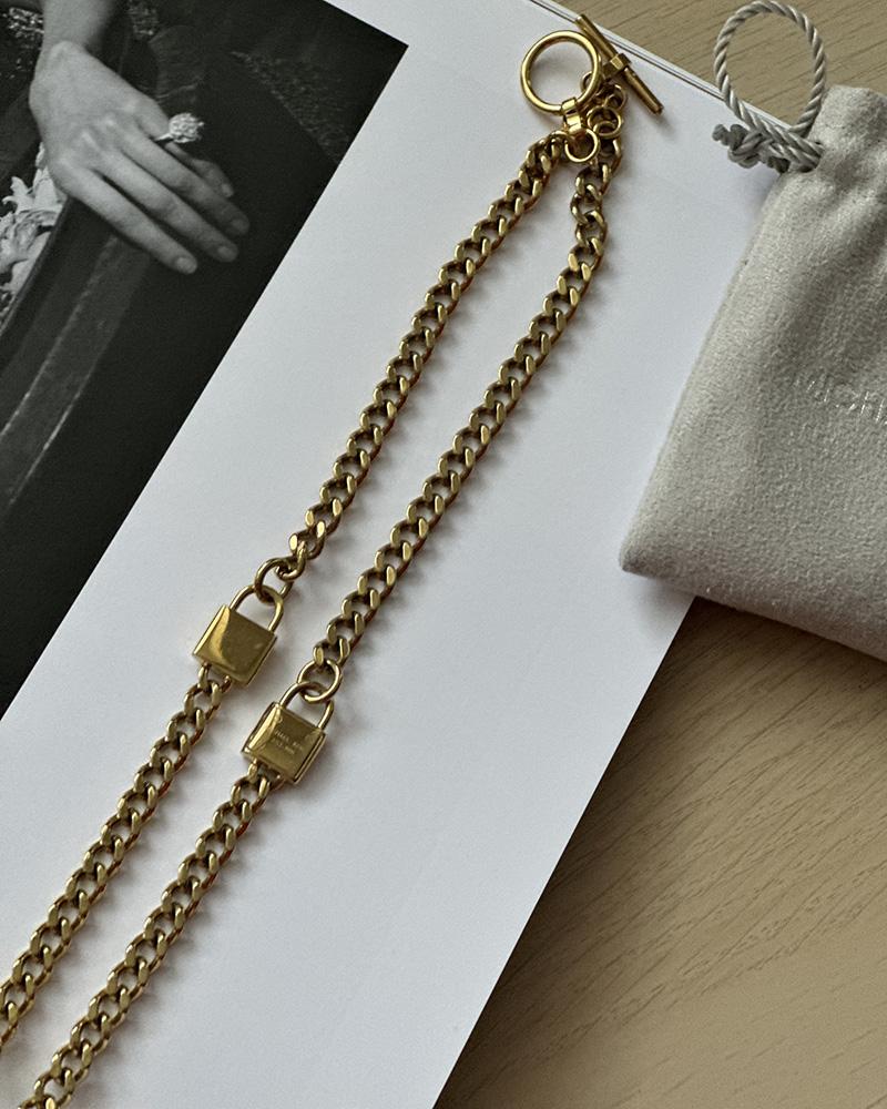 Řetízek dámský Michael Kors pozlacený