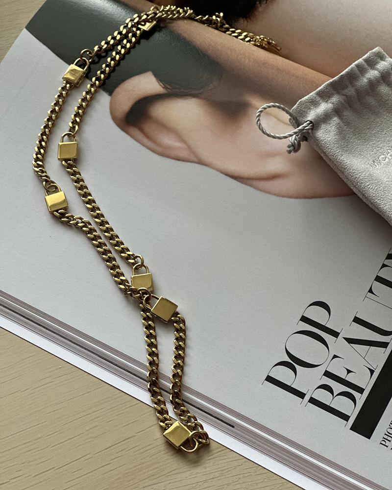 Řetízek dámský Michael Kors pozlacený