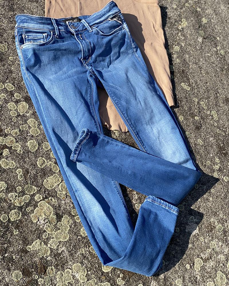 Džíny dámské Replay LUZ modré