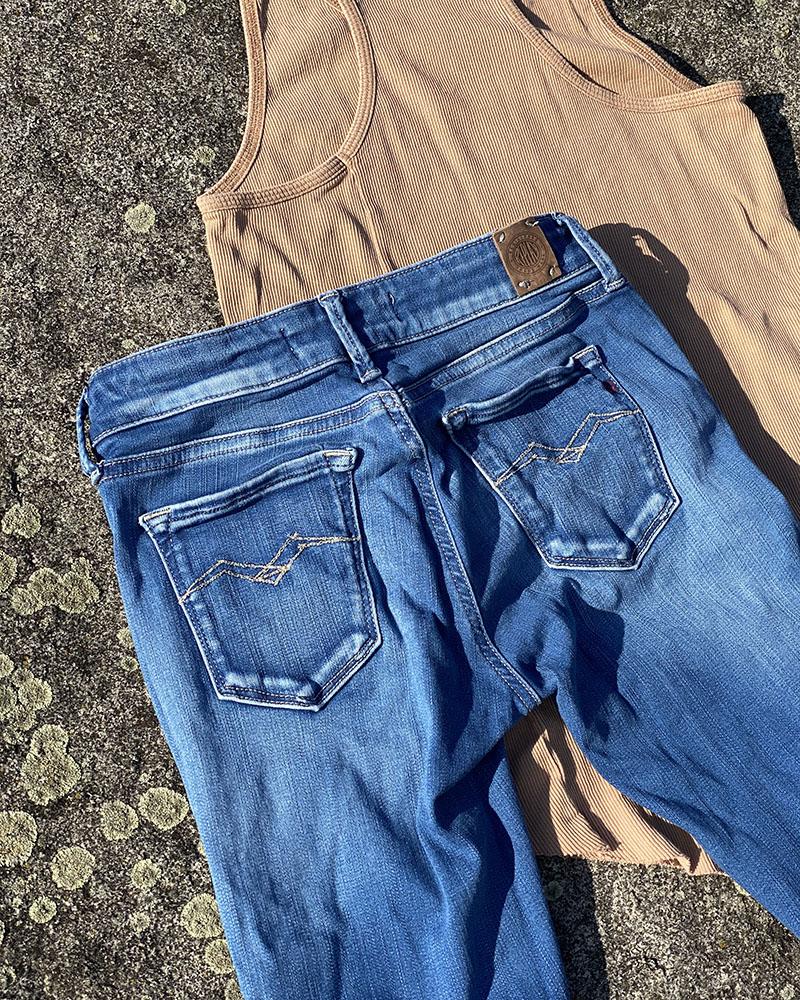 Džíny dámské Replay LUZ modré