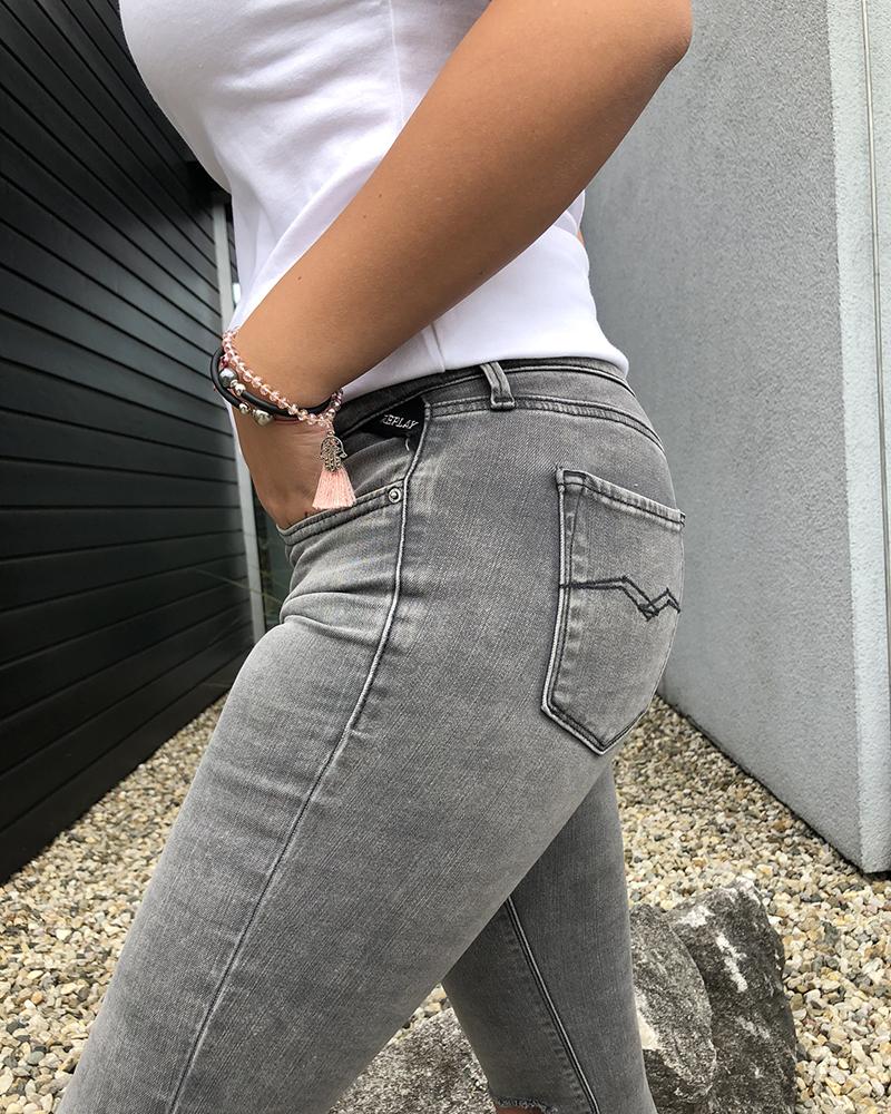 Women's jeans Replay LUZ gray