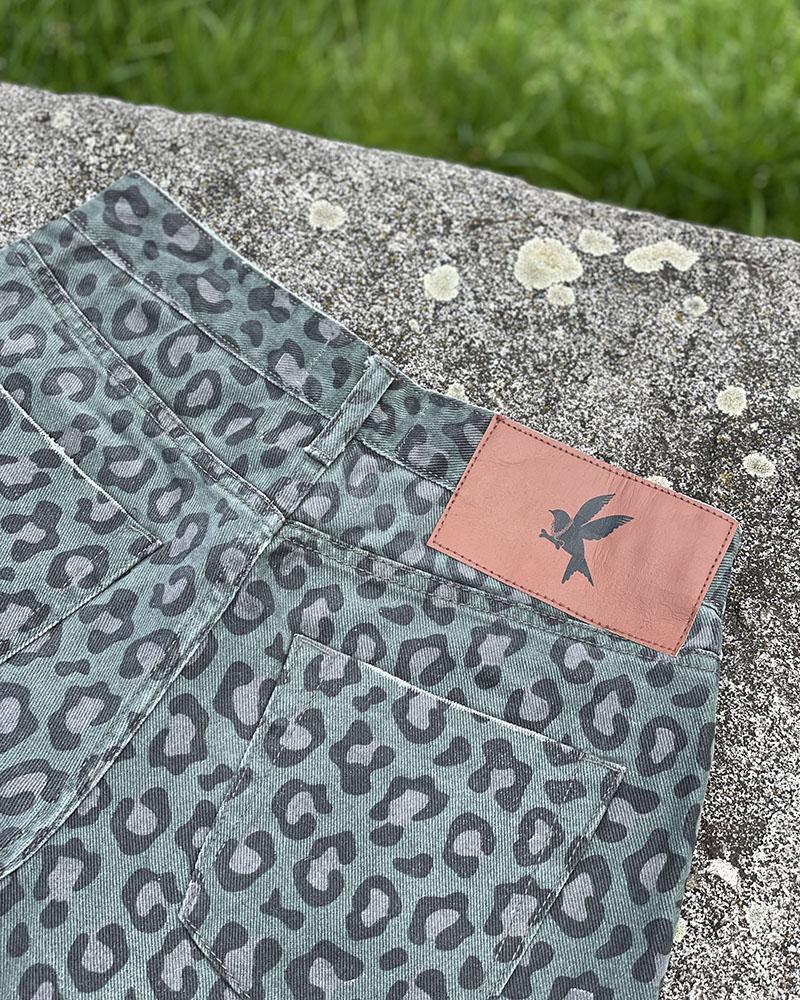 Women's shorts OneTeaspoon TRUCKERS leopard