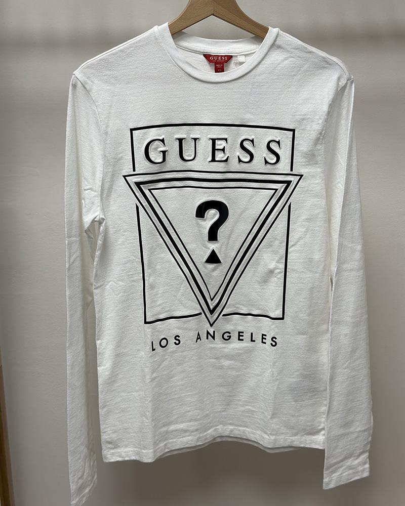 Guess women's T-shirt white with logo