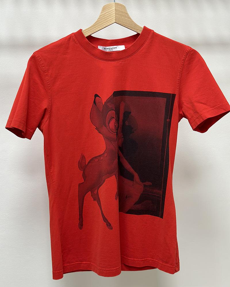 T-shirt women's Givenchy red Bambi