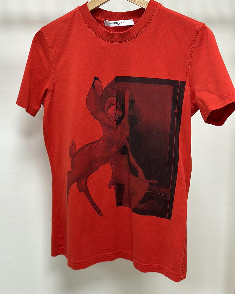 T-shirt women's Givenchy red Bambi