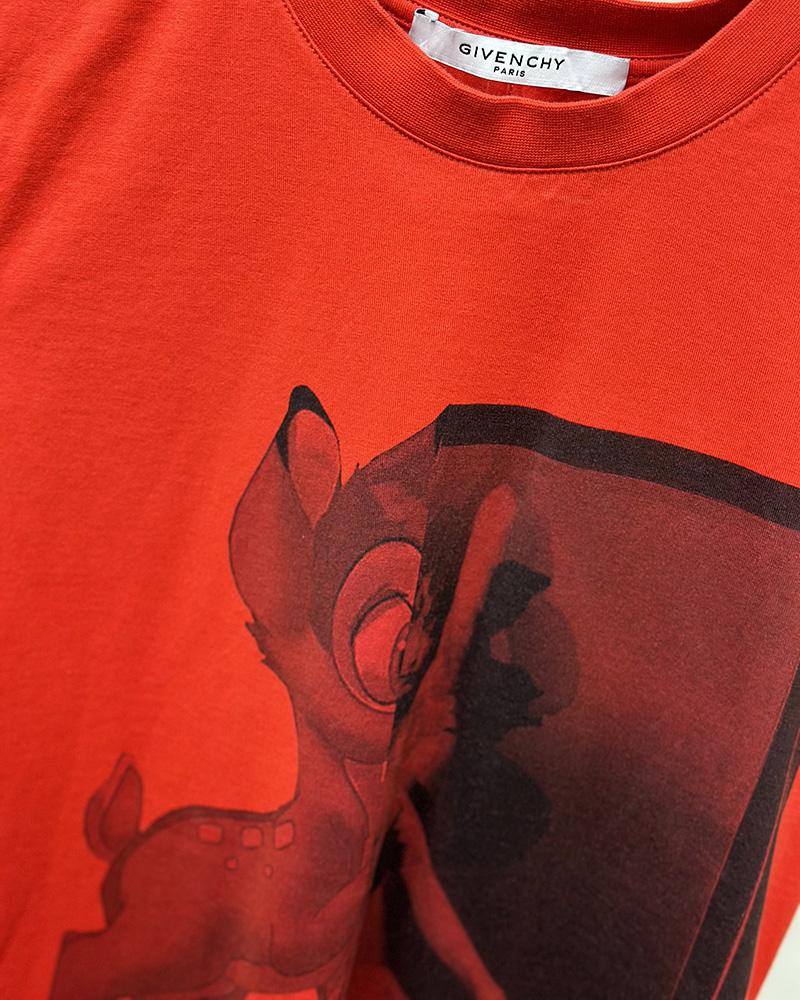 T-shirt women's Givenchy red Bambi