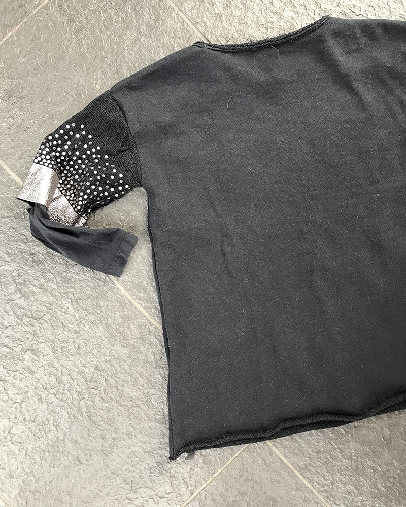 Children's sweatshirt Replay SUPERBE black with sequins