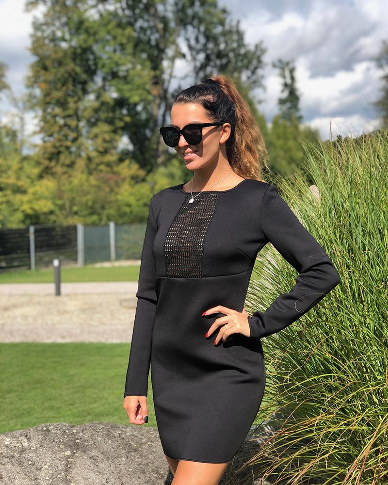 Šaty dámské Michael Kors černé neoprenové