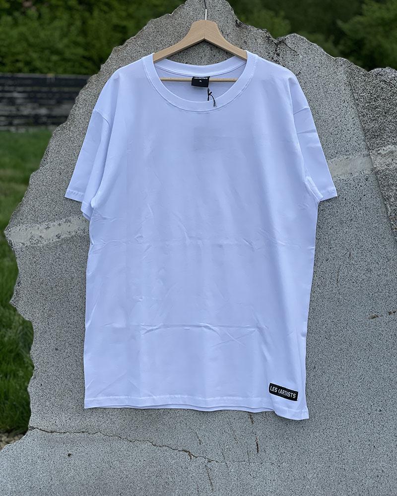 Triko pánské Les(art)ists bílé s nápisem