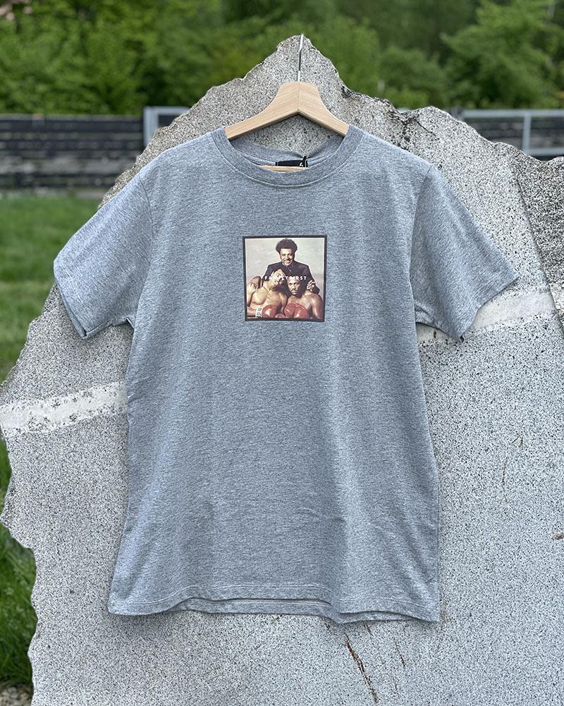 Triko pánské Family First šedé s potiskem