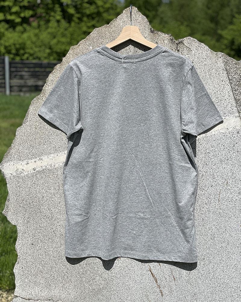 Triko pánské Family First šedé s potiskem