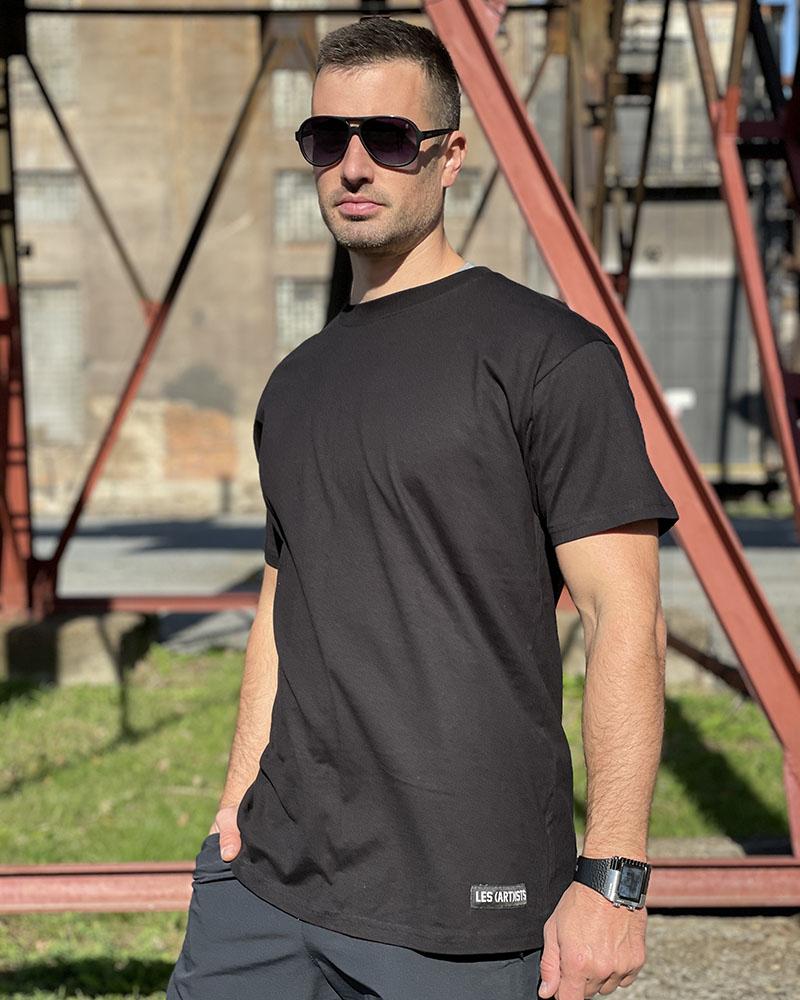 Triko pánské Les(art)ists černé s nápisem