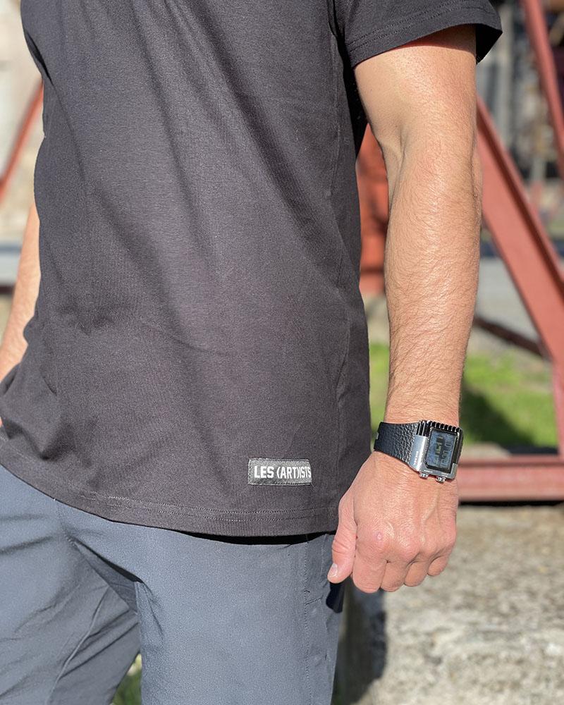 Triko pánské Les(art)ists černé s nápisem