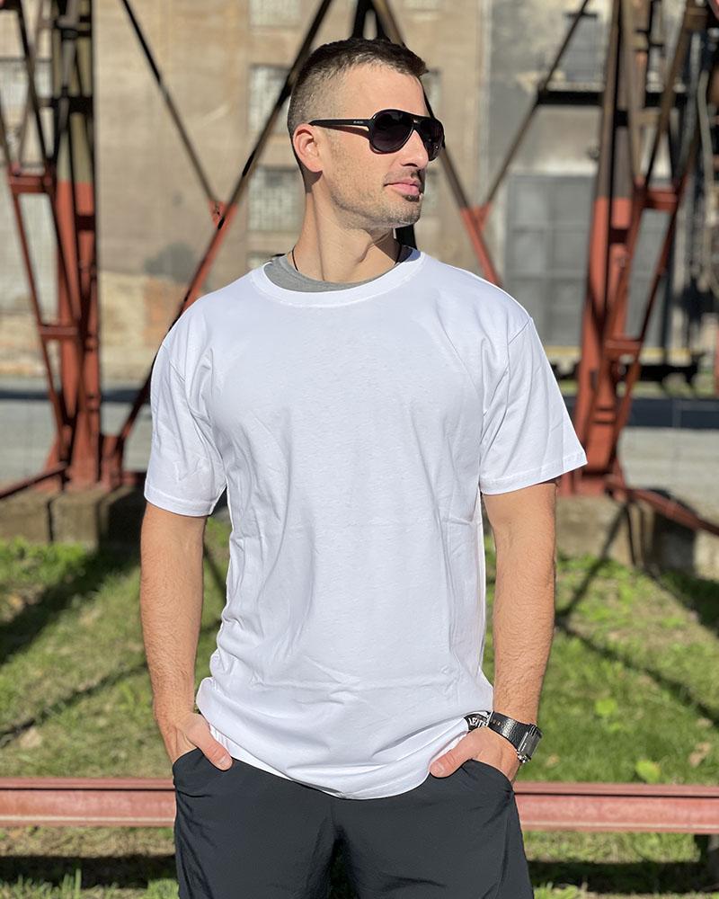 Triko pánské Les(art)ists bílé s nápisem