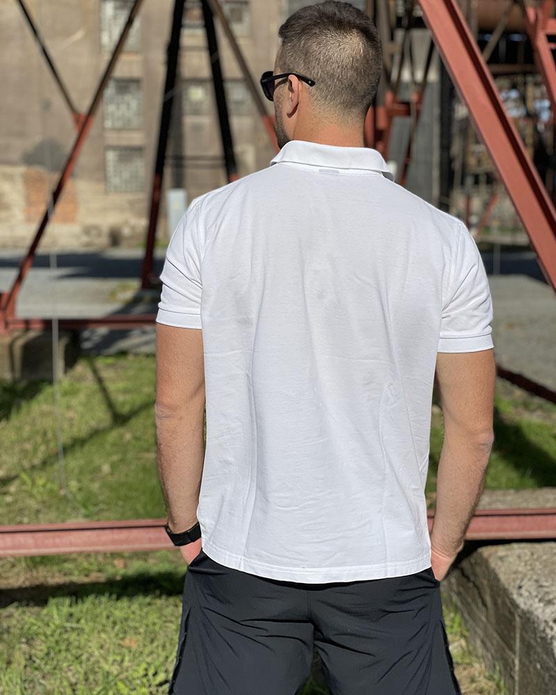 Polo triko pánské Hugo Boss bílé