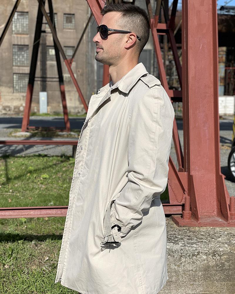 Kabát pánský Burberry TRENCHCOAT béžový