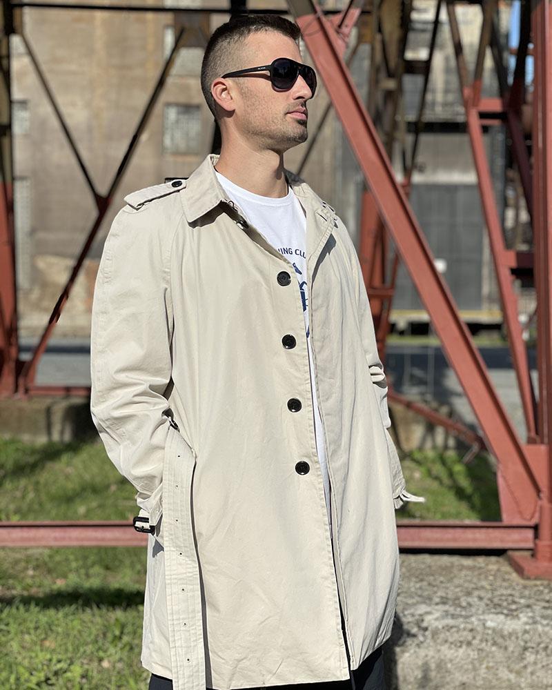 Kabát pánský Burberry TRENCHCOAT béžový