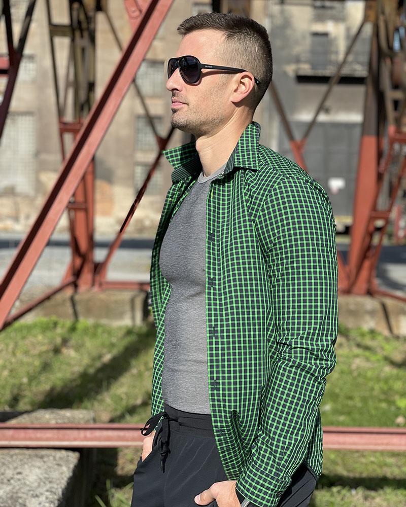 Košile pánská Hugo Boss károvaná