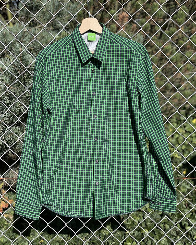Košile pánská Hugo Boss károvaná