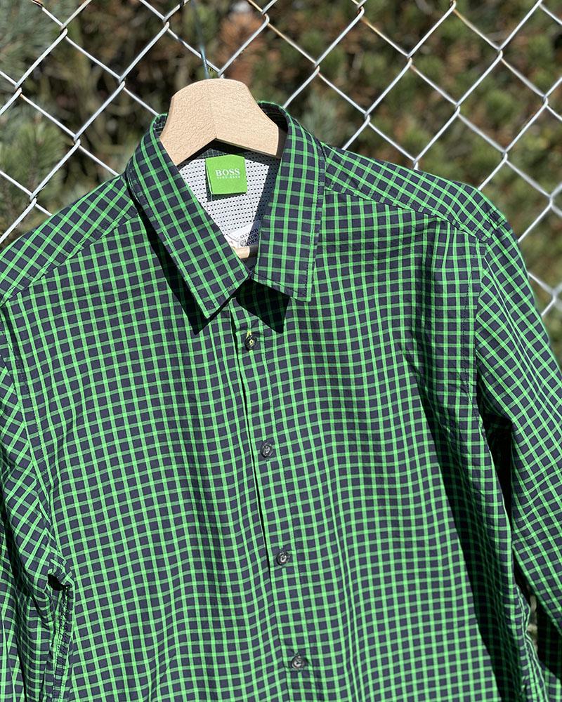 Košile pánská Hugo Boss károvaná