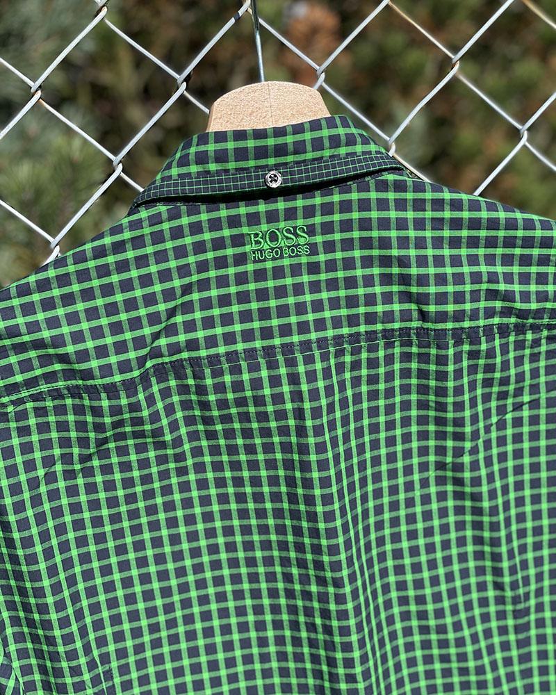 Košile pánská Hugo Boss károvaná