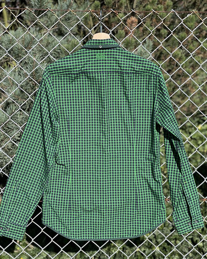 Košile pánská Hugo Boss károvaná