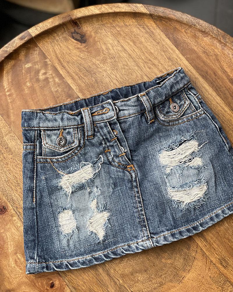Dolce & Gabbana children's denim skirt