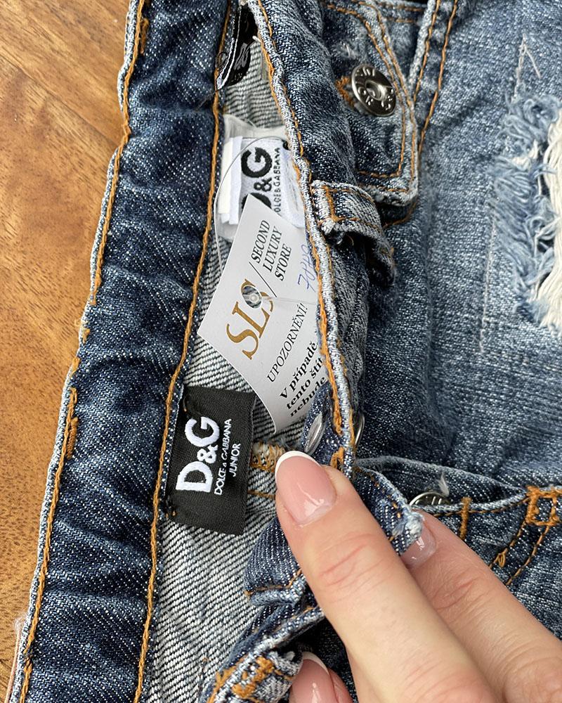 Dolce & Gabbana children's denim skirt