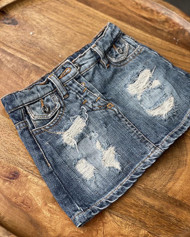 Dolce & Gabbana children's denim skirt