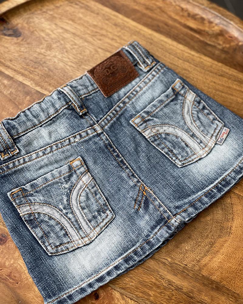 Dolce & Gabbana children's denim skirt