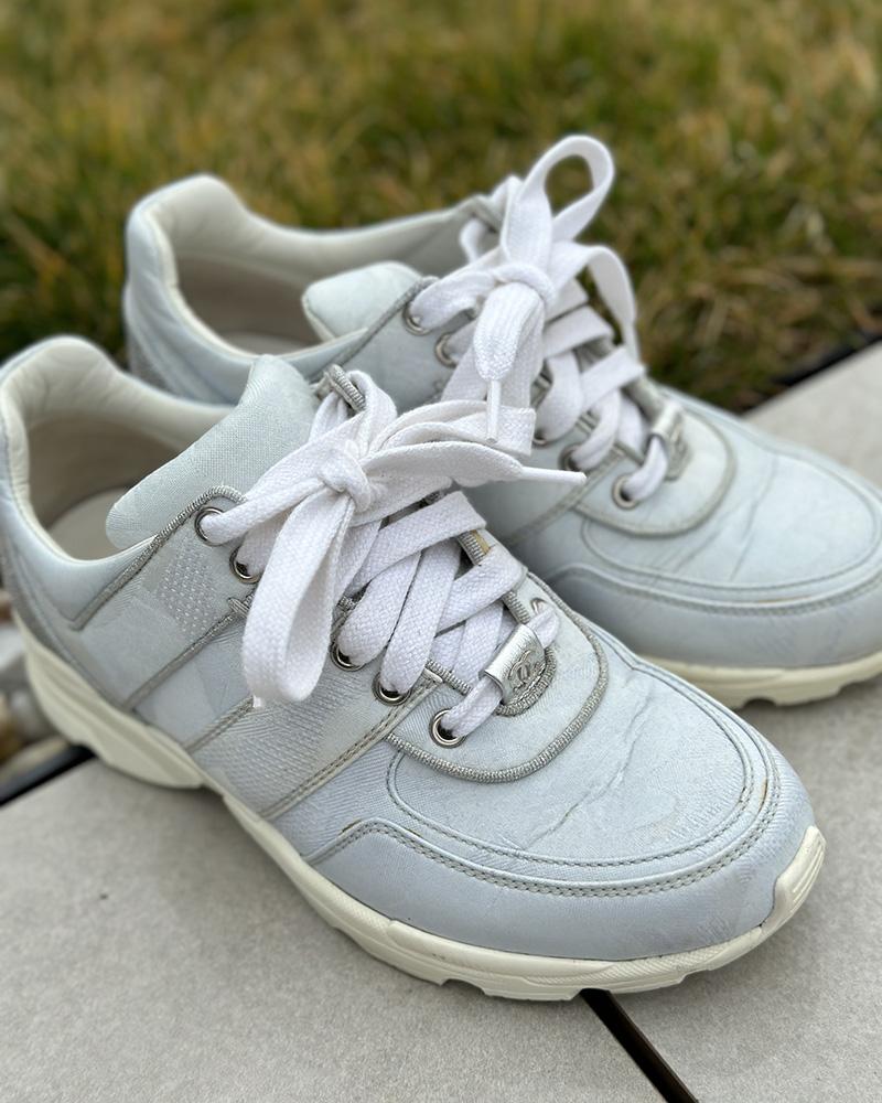 Tenisky dámské Chanel MARK světle modré