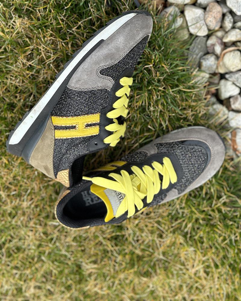 Tenisky dámské Hogan REBEL černo-žluté