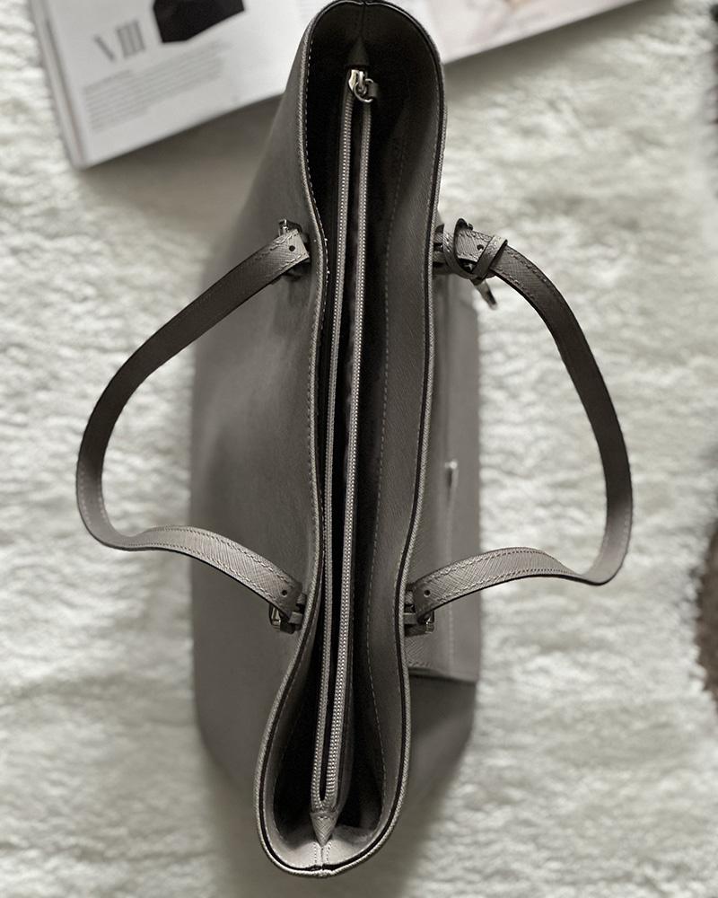 Women's handbag Michael Kors JET SET gray