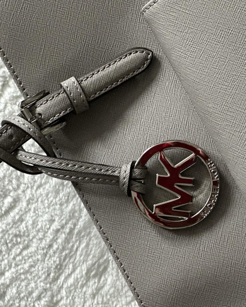 Women's handbag Michael Kors JET SET gray