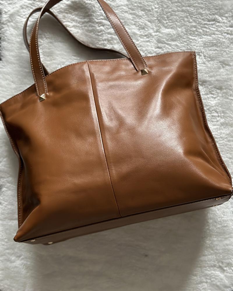 Ladies' handbag Guess brown with decorative studs