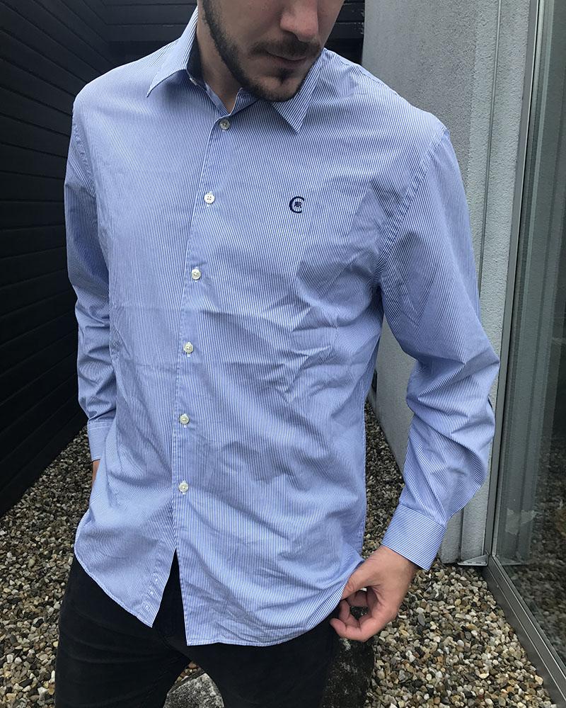 Košile pánská Cerruti modrá s proužkem