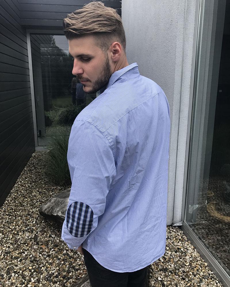 Košile pánská Cerruti modrá s proužkem