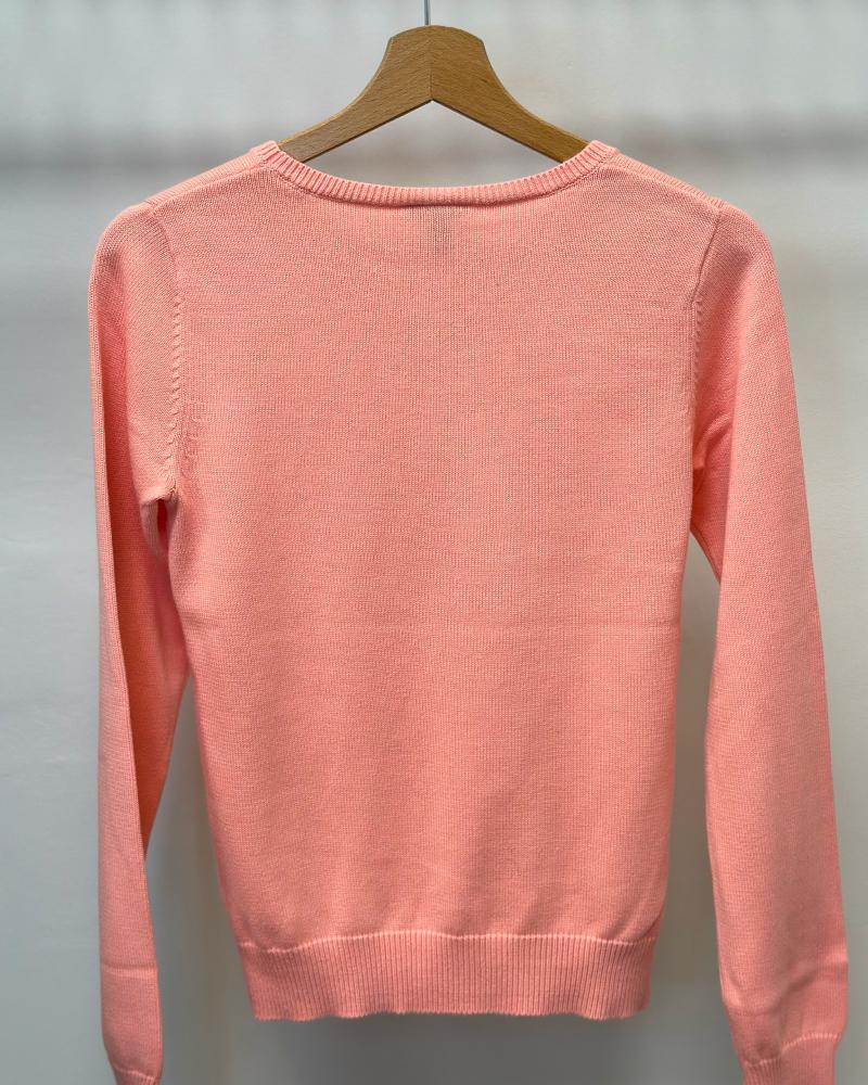 Women's sweater Gant salmon