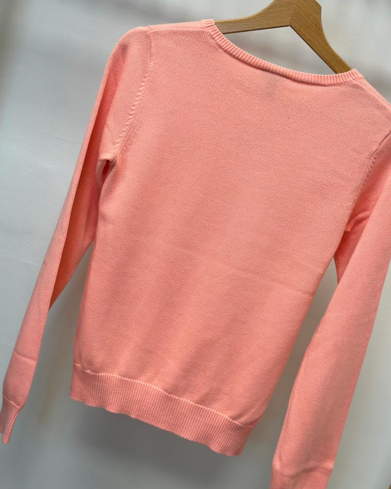 Women's sweater Gant salmon