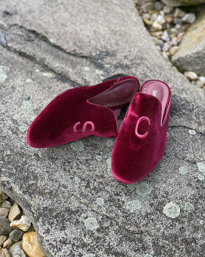 Nazouváky dámské Sarah Cofakain purpurové