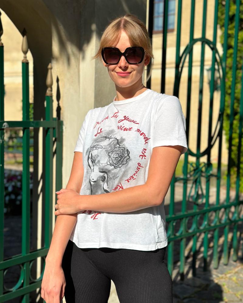 Triko dámské Christian Dior bílé