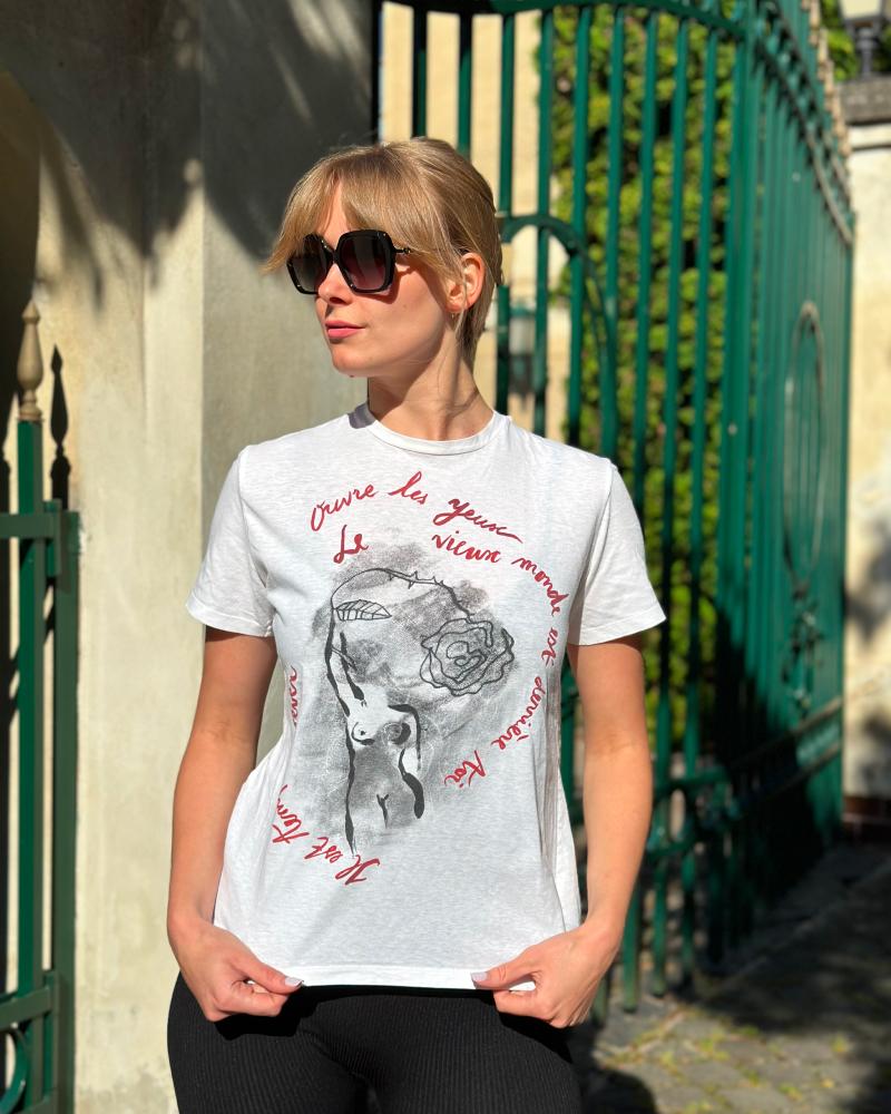 Triko dámské Christian Dior bílé