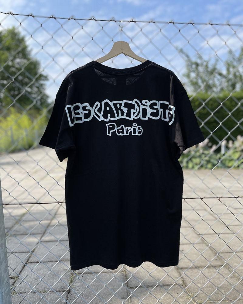 Triko pánské Les(art)ists černé s nápisem