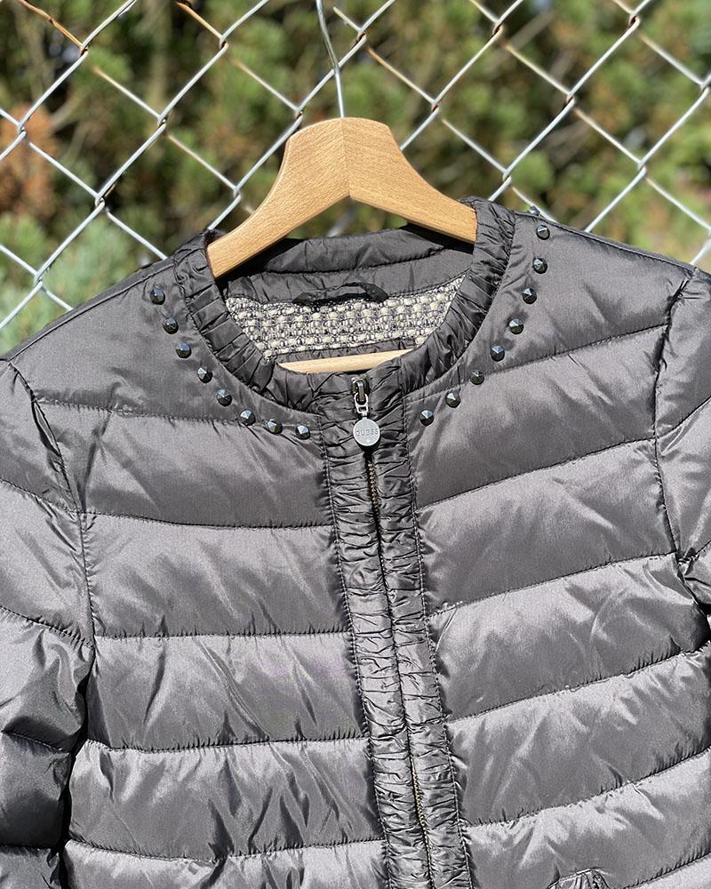 Guess women's jacket black with prints