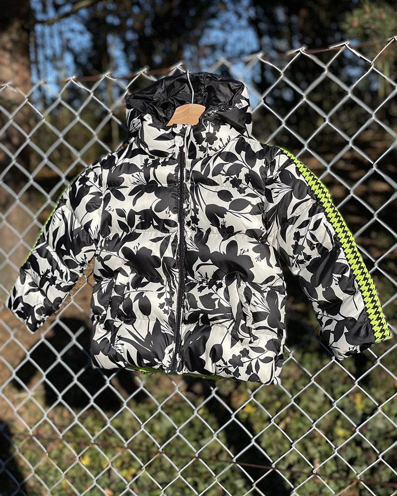 Replay children's jacket with floral pattern