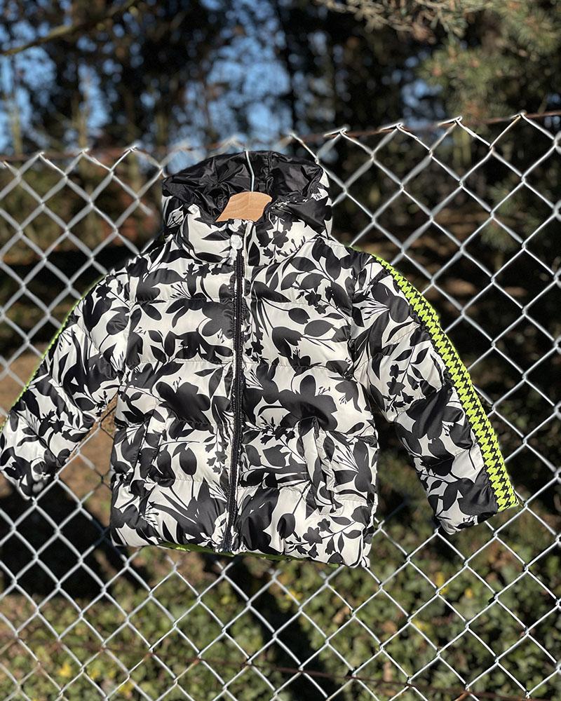 Replay children's jacket with floral pattern