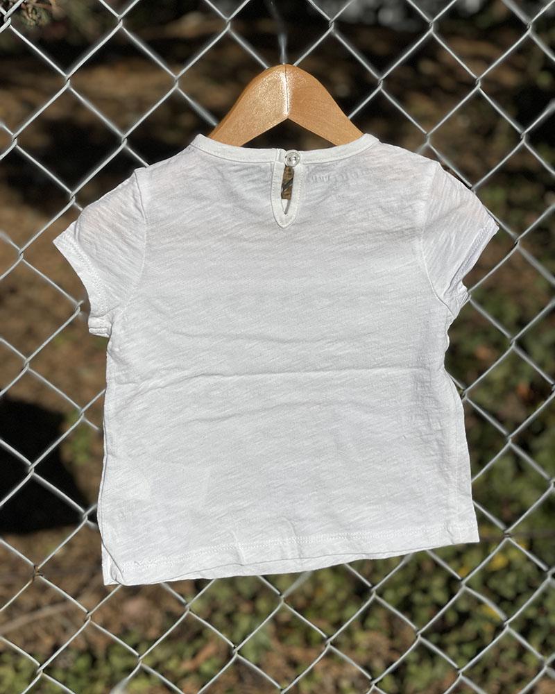 Triko dětské Tommy Hilfiger bílé s proužkem